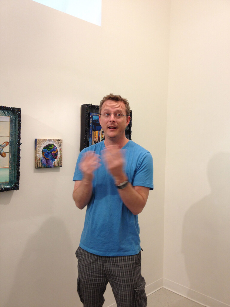 People, Matt Moffett at the residency program at SVA 2013